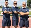 Linkin Park annonce un show différent pour l’ouverture de cette finale

Mike Shinoda, Chester Bennington et Dave Farrell - Le groupe Linkin Park rencontre ses fans lors d'un match de football au stade annexe du Stade de France à Saint-Denis le 11 juin 2014. Veeren -Christophe Clovis / Bestimage