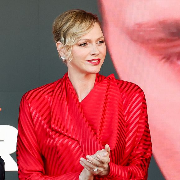 La princesse Charlène de Monaco lors du Grand Prix de Formule 1 (F1) de Monaco, le 25 mai 2025. © Claudia Albuquerque/Bestimage