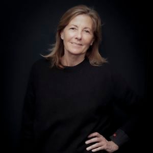 Exclusif -  Claire Chazal dans le « 15h-16h30 » présenté par CS. Cohen et diffusé en direct sur Radio J, à Paris, France, le 28 mars 2024. © Jack Tribeca / Bestimage