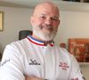 Exclusif - Le chef Philippe Etchebest dans les cuisines de son restaurant "Maison Nouvelle" à Bordeaux, le 11 avril 2025. ©Jean-Marc Lhomer/Bestimage.