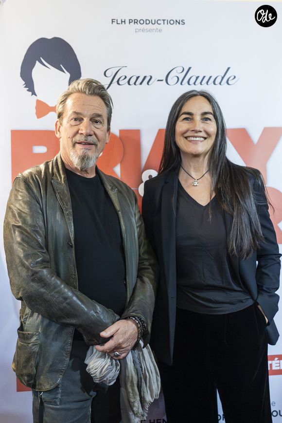 Florent Pagny, Coralie Baroux, Azucena Caamaño - Première de la pièce « Jean-Claude et Joséphine, une histoire vraie jamais racontée » au Théâtre de Passy à Paris le 16 septembre 2025.

© Benjamin Babiz / Bestimage