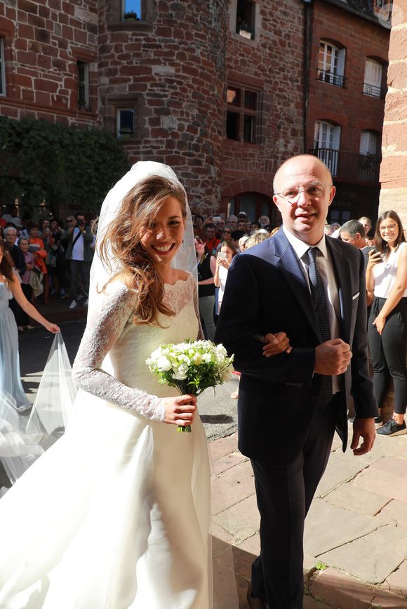 Thomas Hollande et Emilie Broussouloux se sont mariés dans le petit village de Meyssac en Corrèze en présence de leurs parents respectifs François Hollande, Ségolène Royal ainsi que Mr et Mme Broussouloux le 8 septembre 2018. Photo : ABACAPRESS.COM