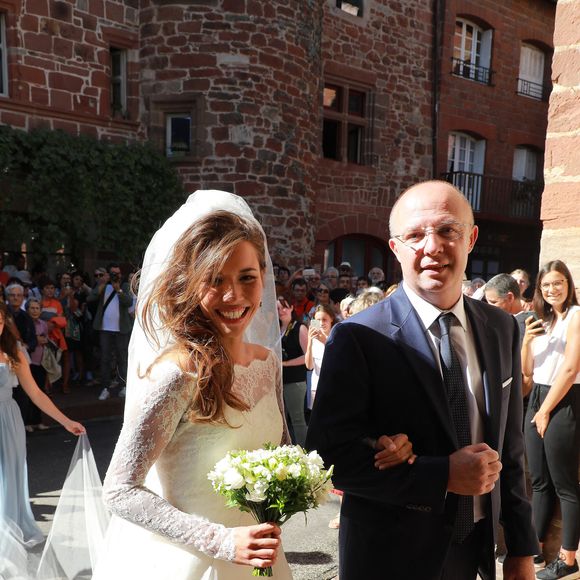 Thomas Hollande et Emilie Broussouloux se sont mariés dans le petit village de Meyssac en Corrèze en présence de leurs parents respectifs François Hollande, Ségolène Royal ainsi que Mr et Mme Broussouloux le 8 septembre 2018. Photo : ABACAPRESS.COM