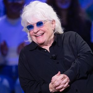 Exclusif - Catherine Lara lors de l'enregistrement de l'émission "La Boîte à secrets", présentée par F.Bollaert et diffusée le 9 janvier 2026 sur France 3, dans les studios du Lendit à Saint-Denis, France, le 2 décembre 2025. © Cyril Moreau/Bestimage