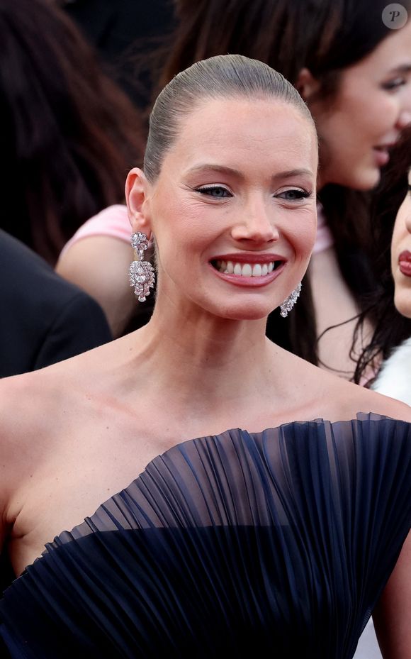 Amandine Petit lors du 79ème Festival International du Film de Cannes, le 14 mai 2026. 

Photo : Jacovides-Moreau / Bestimage