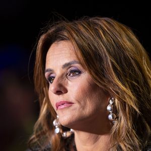 Exclusif - Faustine Bollaert lors de l'enregistrement de l'émission "La Boîte à secrets", présentée par F.Bollaert et diffusée le 26 septembre 2025 sur France 3, dans les studios du Lendit à Saint-Denis, Seine Saint-Denis, France, le 8 septembre 2025. Pierre Perusseau/Bestimage