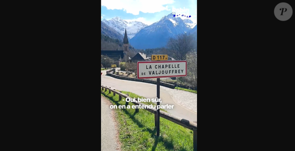 Robin, journaliste de BFMTV, en reportage dans le village qui a été le "pire village de France", Valjouffrey dans l'Isère.