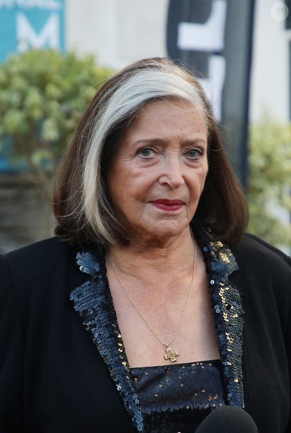Exclusif - Françoise Fabian à la première du film "Rose" lors du 8ème Festival International du Film de Saint-Jean-de-Luz, le 4 octobre 2021. © Denis Guignebourg/Bestimage