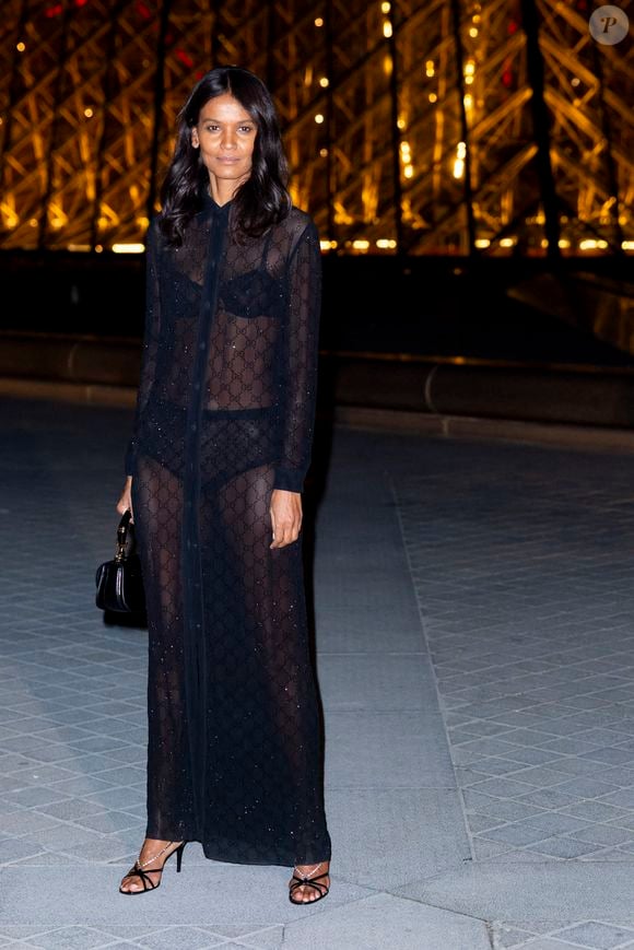 Liya Kebede - Photo Call du « Le Grand Diner du Louvre « lors de la Fashion Week  à Paris le 5 mars 2025. © Olivier Borde /Bestimage