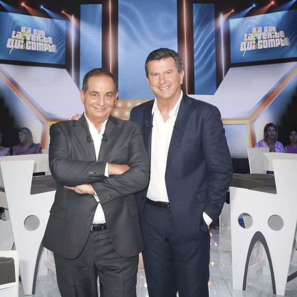 Exclusif - Laurent Fontaine, Pascal Bataille - Enregistrement de l'émission "Y'a que la vérité qui compte", présentée par L.Fontaine et P.Bataille, et diffusée sur C8 à partir du 12 octobre
© Jack Tribeca / Bestimage