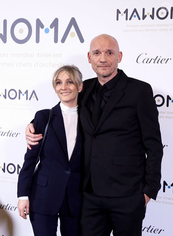 Clarisse Fieurgant et Gaëtan Roussel - Soirée exceptionnelle à l'occasion du lancement du 1er concours international de femmes chefs d'orchestre, MAWOMA, à l'hôtel Intercontinental Paris Le Grand, à Paris. Le 24 Janvier 2019 © Dominique Jacovides / Bestimage
