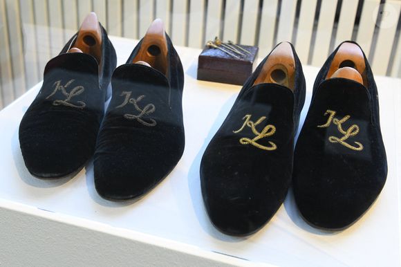 Vente aux enchères Sotheby's d'une partie de la collection Karl Lagerfeld au Palais Oppenheim à Cologne en Allemagne le 4 mai 2022.