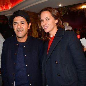 Jamel Debbouze et sa femme Mélissa Theuriau - Avant première du film "Demain tout commence" au Grand Rex à Paris le 28 novembre 2016. © Coadic Guirec/Bestimage