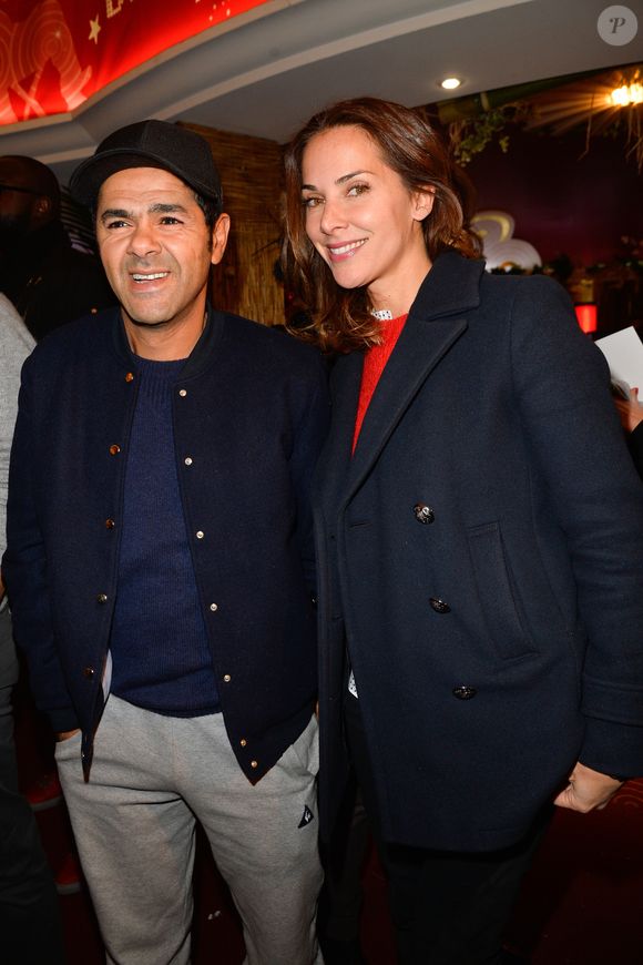 Jamel Debbouze et sa femme Mélissa Theuriau - Avant première du film "Demain tout commence" au Grand Rex à Paris le 28 novembre 2016. © Coadic Guirec/Bestimage