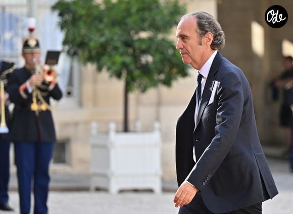 Xavier Niel arrivant au palais de l’Elysée pour un dîner d’état en l’honneur de la visite du roi de Thaïlande et de sa femme à Paris le 29 juin 2026.

© Christian Liewig / Bestimage