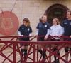 Le journaliste Jean-Baptiste Marteau, le créateur de contenus LeBouseuh, Magali Ripoll, l'animateur Samuel Ollivier et Élodie Gossuin dans l'épisode 6 de la saison 37 de "Fort Boyard" diffusée le 8 août 2026 sur France 2.

Capture d'écran France 2