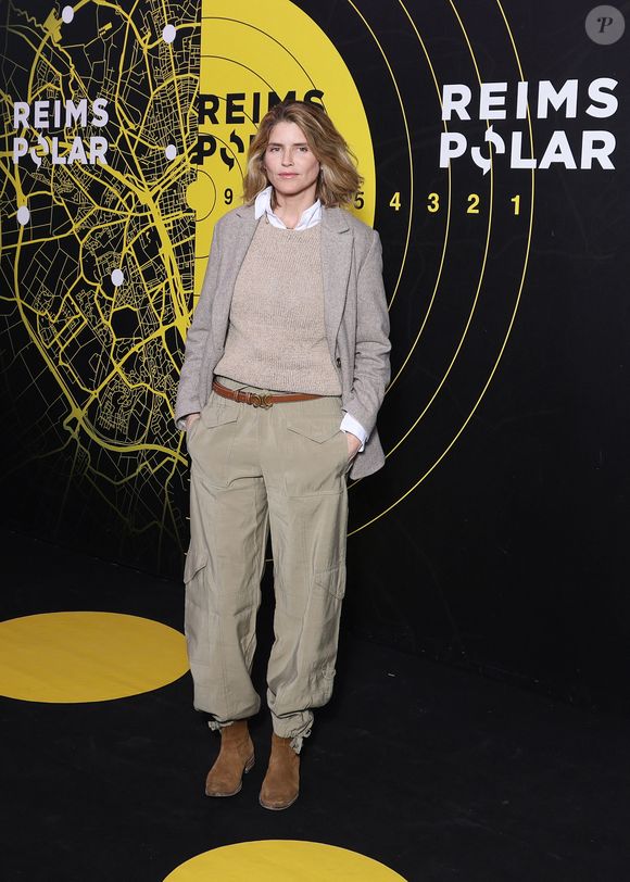Alice Taglioni (membre du jury compétition) lors de la 5ème édition de Reims Polar, festival international du film policier, à Reims le 3 avril 2025.
© Denis Guignebourg / Bestimage