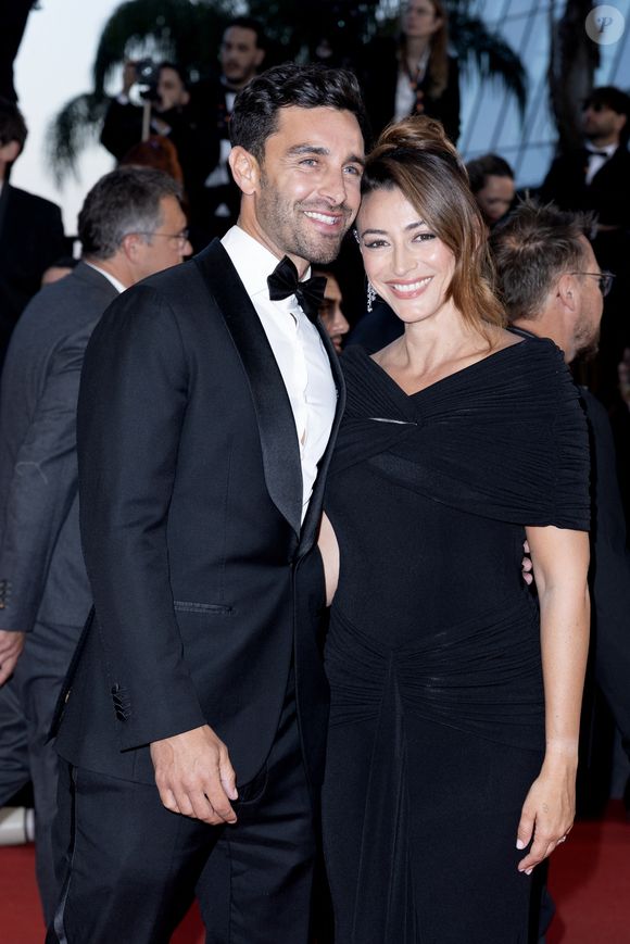 Rachel Legrain-Trapani et son mari Valentin Léonard - Montée des marches du film " L'abandon " lors du 79ème Festival International du Film de Cannes, le 13 mai 2026. 

© Olivier Borde / Bestimage