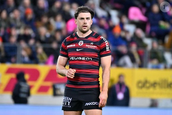 Pierre louis BARASSI ( 13 - Toulouse ) lors du match du Top 14 entre le Stade Français Paris et le Stade Toulousain au Stade Jean Bouin le 15 février 2026 à Paris, France. ( Photo by Federico Pestellini / PsnewZ ) -