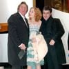 L'acteur français Gérard Depardieu, sa fille Julie Depardieu et son petit ami à la fin de la 30ème cérémonie des César qui s'est tenue au Théâtre du Chatelet à Paris, France, le 26 février 2005. Photo par Klein-Zabulon/ABACA.