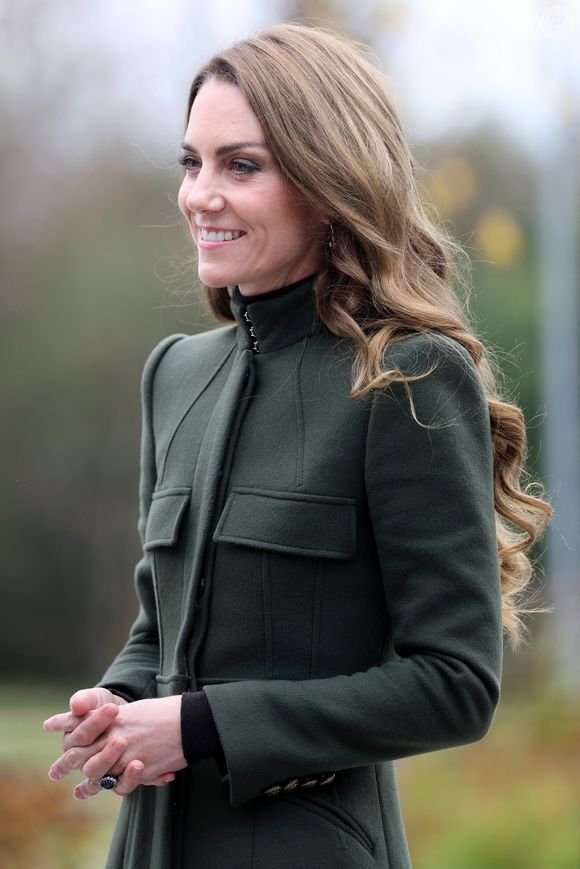 La princesse de Galles lors d'une visite au Northern Ireland Fire and Rescue Service Learning and Development College près de Cookstown, Co Tyrone. © PA Photo/ Bestimage