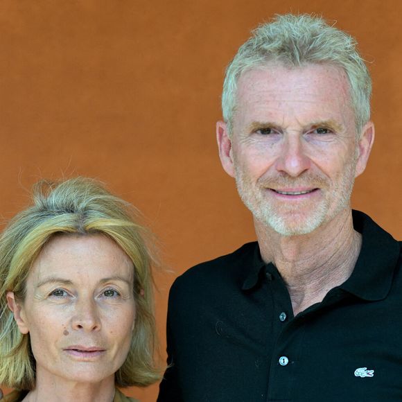 Hortense Brogniart et Denis Brogniart assistent aux Internationaux de France 2025 à Roland Garros le 29 mai 2025 à Paris, France. Photo by ABACAPRESS.COM