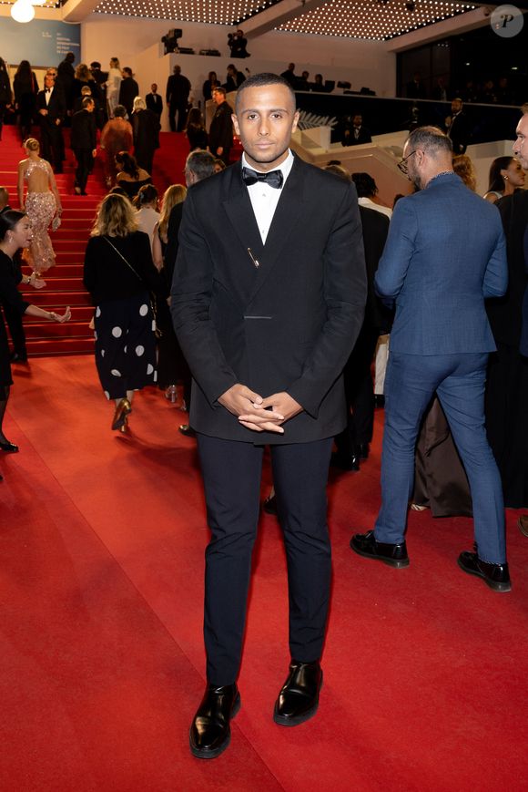 Le chef pâtissier Yazid Ichemrahen - Montée des marches du film " Motel Destino " lors du 77ème Festival International du Film de Cannes, au Palais des Festivals à Cannes. Le 22 mai 2024
© Jacovides-Moreau / Bestimage