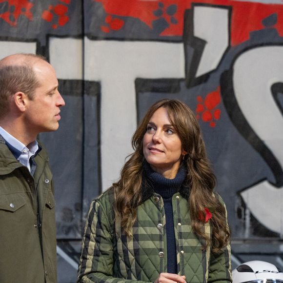 Le Prince et la Princesse de Galles, connus sous le nom de Duc et Duchesse de Rothesay lorsqu'ils sont en Ecosse, visitent DAY1, une organisation caritative basée dans les Highlands à Inverness, Ecosse, qui offre des services de mentorat, de formation, de développement personnel et d'employabilité aux jeunes vulnérables.  Le 2 novembre 2023 à Inverness, Royaume-Uni. Photo by Paul Campbell/PA Wire/ABACAPRESS.COM