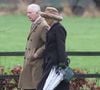 Si l'élégance est de mise en cette journée très symbolique, l'organisation des repas que ce soit le midi ou le soir n'est pas non plus prise à la légère.

Le roi Charles III d'Angleterre et Camilla Parker Bowles, reine consort d'Angleterre, à la sortie de la messe du dimanche en l'église Sainte-Marie Madeleine à Sandringham. Le 18 février 2024