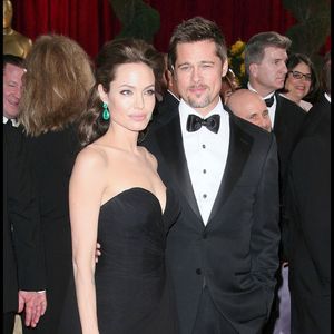 Angelina Jolie et Brad Pitt arrivent à la 81e cérémonie annuelle des Oscars, tenue au Kodak Theatre le 22 février 2009 à Hollywood, en Californie. © Fame Pictures
