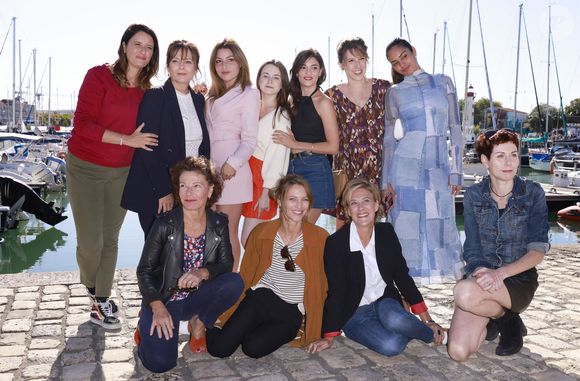 Anne Decis, Lola Marois,  Marie Mallia, Eleonore Sarrazin,Cécilia Hornus, Léa François, Horya Benabet, Sylvie Flepp, Elodie Varlet, Caroline Riou, Marie Réache
Plus belle la vie  - Le festival de fiction TV de La Rochelle. © Christophe Aubert via Bestimage
