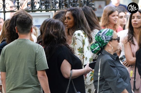 Karine Le Marchand - Arrivées au mariage civil de Thylane Blondeau et Benjamin Attal à la mairie du 16ème arrondissement de Paris le 29 juin 2026.
Agence / Bestimage