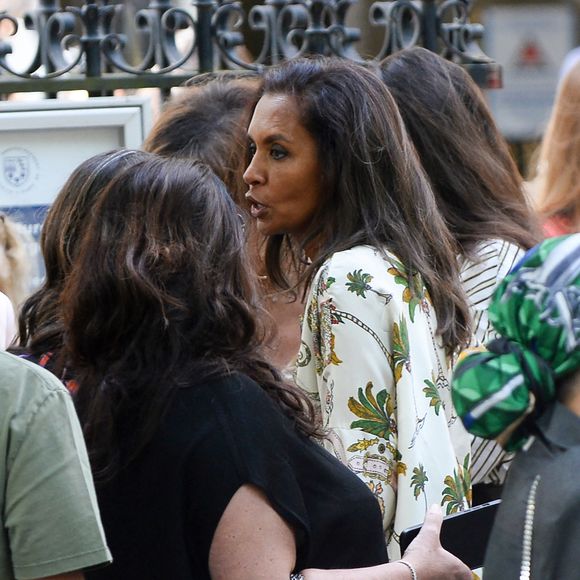 Karine Le Marchand - Arrivées au mariage civil de Thylane Blondeau et Benjamin Attal à la mairie du 16ème arrondissement de Paris le 29 juin 2026.
Agence / Bestimage