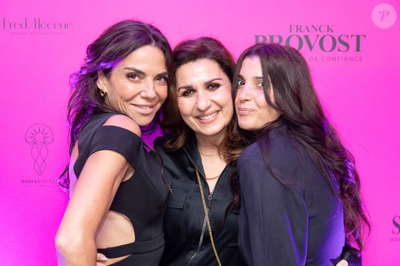 Exclusif - Sandra Sisley, Raphaelle La Maman et Gaelle Constantini lors d'une soirée  à la suite Sandra & Co lors du Festival International des Séries de Cannes, Canneseries Saison 8, à l’hôtel JW Marriott Cannes le 25 avril 2025.

© Aurelio Stella / William Sanches Tavares / Bestimage