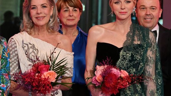 Caroline de Monaco et Charlene de Monaco rivalisent de beauté en looks asymétriques au Bal de la Rose