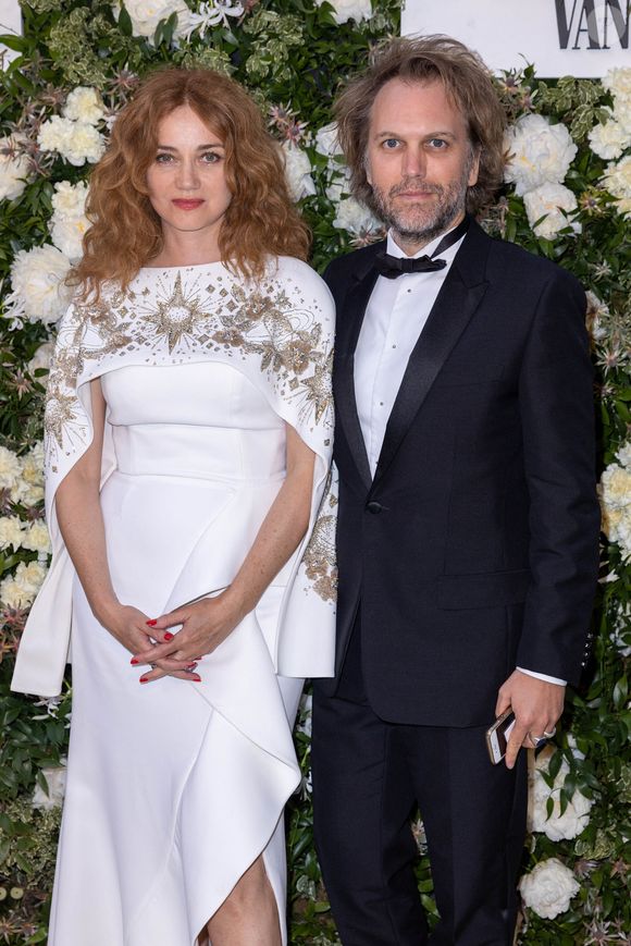 Florian Zeller et sa femme Marine Delterme - Photocall du dîner Vanity Fair x Louis Vuitton chez Fred l'Ecailler lors du 75ème Festival International du Film de Cannes, le 20 mai 2022.
© Olivier Borde / Bestimage