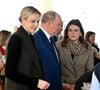 Lors de cet événement, les parents de Jacques et Gabriella ont également pu retrouver Camille Gottlieb
Le prince Albert II de Monaco, sa femme la princesse Charlene et Camille Gottlieb ont remis les traditionnels colis de Noël aux aînés monégasques dans la meeting room du Yacht Club de Monaco dans le cadre de festivités de fin d'année de la Principauté de Monaco, le 12 décembre 2024. © Bruno Bebert/Pool Monaco/Bestimage