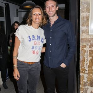 Laure Manaudou (ambassadrice) et Fabien Gilot lors de la conférence de presse pour le raid polaire 100% féminin en Islande "Destination Iceland by Défi d'Elles", à la maison de soins Respire à Paris, France, le 15 janvier 2020. © Jack Tribeca/Bestimage