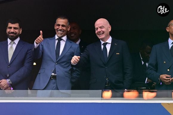 Gianni Infantino, Président de la FIFA, lors du match entre la France et l'Irak, valable pour le deuxième tour du Groupe I de la Coupe du Monde de la FIFA 2026, tenu au Stade de Philadelphie, à Philadelphie, dans l'après-midi du lundi 22 juin 2026 @PsnewZ/Bestimage