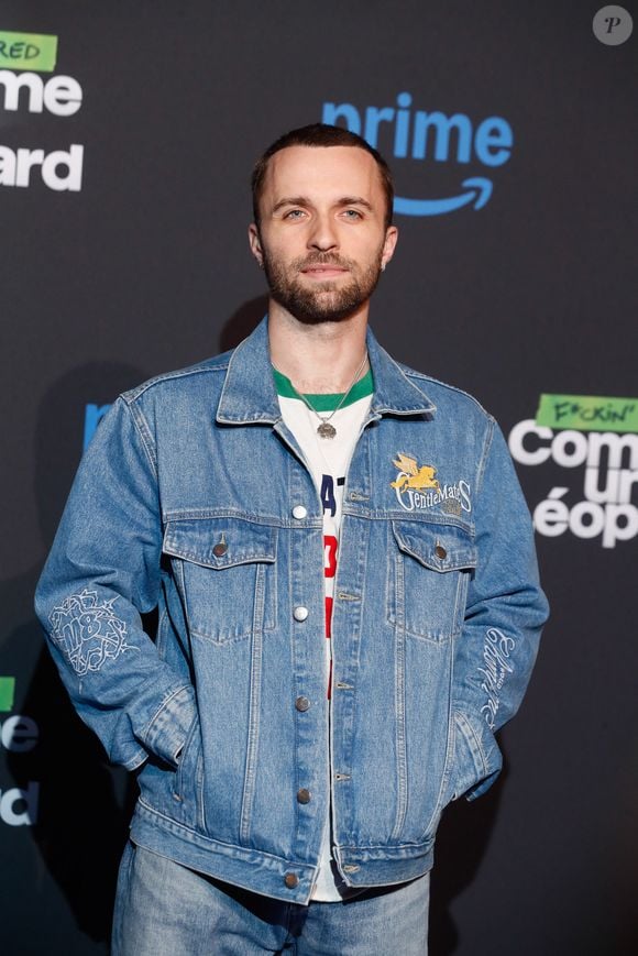 Squeezie (Lucas Hauchard) - Avant-première du documentaire "FCKIN' FRED Comme un léopard" au Grand Rex à Paris, France, le 22 février 2025. © Christophe Clovis / Bestimage