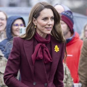 Le Prince William, le Prince de Galles, et Catherine, la Princesse de Galles, visitent Powys, à l'occasion de la fête de la Saint Davids. Photo par GOFF  / BESTIMAGE