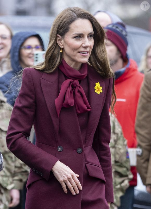 Le Prince William, le Prince de Galles, et Catherine, la Princesse de Galles, visitent Powys, à l'occasion de la fête de la Saint Davids. Photo par GOFF  / BESTIMAGE