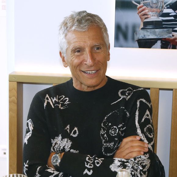 Exclusif - Nagui - Déjeuner dans la loge de France TV lors des Internationaux de France de Tennis de Roland Garros 2024 - Jour 4 à Paris le 29 Mai 2024. 
© Bertrand Rindoff / Bestimage