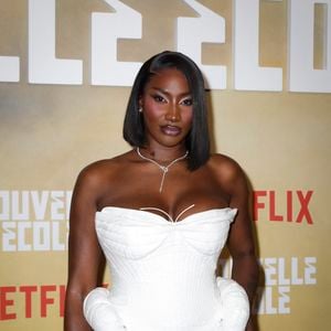 Aya Nakamura - Photocall de la saison 3 de la série Netflix "Nouvelle Ecole 2024" à Paris le 2 juillet 2024. © Jack Tribeca / Bestimage