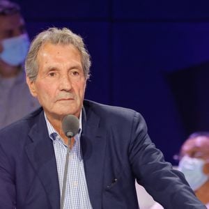 Jean-Jacques Bourdin - Conférence de presse de rentrée de BFMTV saison 2021/2022 à l'Altice Campus à Paris, France, le 25 août 2021. © Christophe Clovis/Bestimage