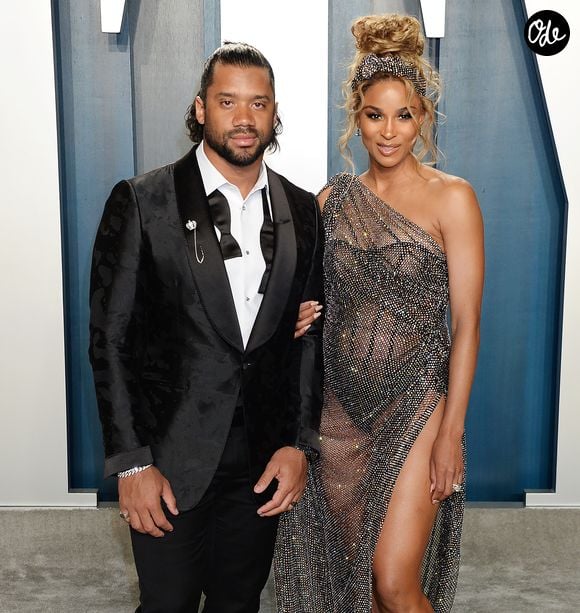 Ciara enceinte et son mari Russell Wilson à la soirée "Vanity Fair Oscar Party" après la 92ème cérémonie des Oscars 2020 à Los Angeles, le 9 février 2020.

© Bestimage