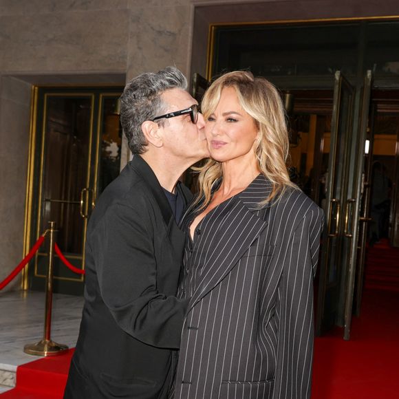 Première sortie officielle pour Adriana Karembeu et son compagnon Marc Lavoine au photocall du Concerto pour la Paix d'Omar Harfouch : Un Appel à l'Unité et à la Paix au Théâtre des Champs Elysées à Paris, France, le 18 septembre 2024. © Perusseau-Tribeca/Bestimage