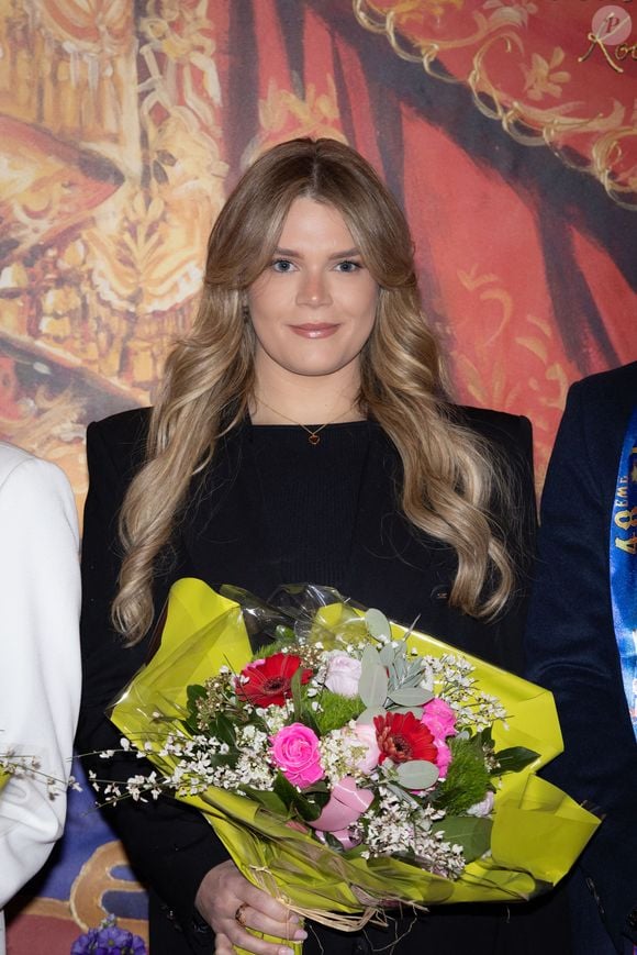 Camille Gottlieb assiste à l'ouverture du 48ème Festival International du Cirque de Monte-Carlo, à Monaco, le 16 janvier 2026. © Olivier Huitel/Poo Monaco/Bestimage