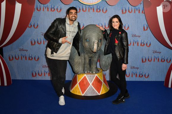Christophe Licata et son épouse Coralie Licata assistent à la projection de gala de Dumbo au cinéma Le Grand Rex le 18 mars 2019 à Paris, France. Photo par Laurent Zabulon/ABACAPRESS