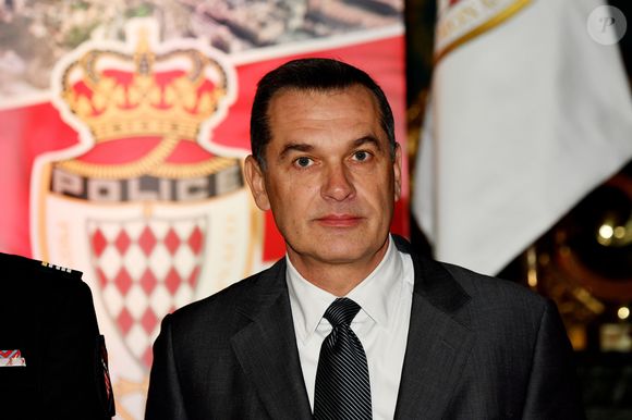 Jean-Raymond Gottlieb, commandant de la D.R.I de Monaco (père de Camille Gottlieb), durant la traditionnelle cérémonie des vœux de la Sûreté Publique de Monaco le 22 janvier 2019. © Bruno Bebert / Bestimage